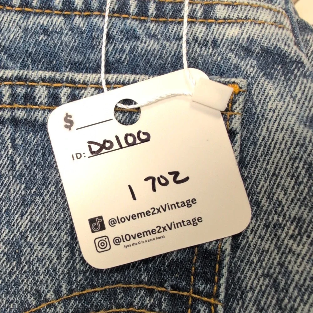 Levi's 550 Jeans Vintage Orange Tab Acid Wash‎ Relaxed Fit Denim Pants W30 L30